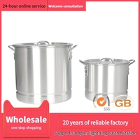 Profession elle große 8-100qt verschiedene Größe Aluminium Kochen Dampf Suppen topf Klassisches Design Nachhaltige Funktion Dampfer enthalten