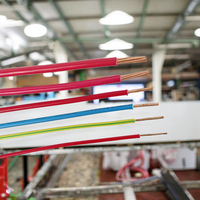 Kabel ekstensi kawat, aman dan hijau harga grosir LSOH XLPE terisolasi listrik 1 kabel tembaga