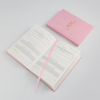 Journal de Prières Quotidiennes Personnalisé en Toile de Lin, Couverture Rigide, Cahier de Notes d'Affirmation, de Pleine Conscience, d'Inspiration et de Gratitude, Impression Personnalisée