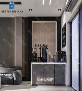 LED aydınlatma ile özelleştirilmiş güzellik salonu dolapları mobilya tasarım <span class=keywords><strong>Salon</strong></span> ekran dolabı - Product Image 6