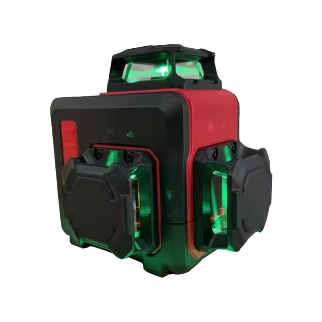 High Accuracy 12 Lines Laser Level 3 X 360 Horizontal Vertical Green Beam Three-Plane Leveling and Alignment Laser Tool LD-3FG
