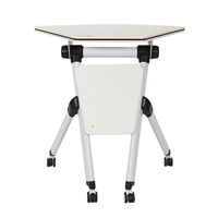 Table pliable pour étudiants, mobilier scolaire, table empilable pour salle de classe, bureau d'étude pour étudiants