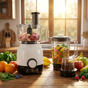 Mixeur portable multifonction <span class=keywords><strong>4</strong></span>-en-1 avec pot incassable en PC de 1,6 L, 800 W, pour jus et glace pilée, anti-fuite - Product Image 6
