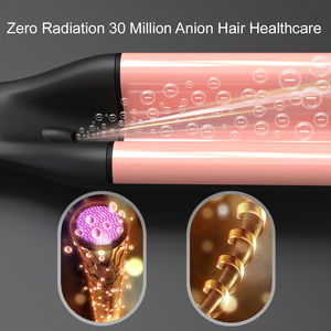 <span class=keywords><strong>Fer</strong></span> à boucler électrique en céramique personnalisé à chauffage instantané avec affichage numérique LED, 4 niveaux de chaleur, pour grandes <span class=keywords><strong>boucles</strong></span> et ondulations sans effort - Product Image 5