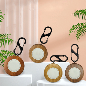 <span class=keywords><strong>Precio</strong></span> de fábrica Funda trasera de madera real para <span class=keywords><strong>Apple</strong></span> Airtags Cereza Bambú Nogal Bambú Estuche rígido de madera para Airtag - Product Image 6