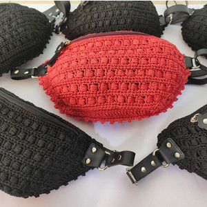 Nouveau produit 2026 2025 Nouveaux produits <span class=keywords><strong>2022</strong></span> Sac fourre-tout en crochet Sac banane de haute qualité pour femmes Sac banane - Product Image 5