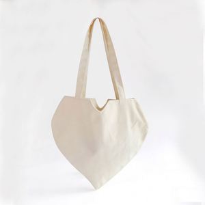 Bolsa de Lona Personalizada con Diseño de Corazón de Dibujos Animados, Ecológica, para Mujeres Amantes de los Extraterrestres, Tamaño Mediano, con Correa para el Hombro, Venta al Por Mayor - Product Image 3