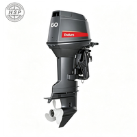 Moteur hors-bord 60 CV à 2 temps, 3 cylindres, en alliage d'aluminium marin, avec certification CE, démarrage manuel, pour vente en gros OEM