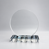 Plaque de trophée en cristal K9 transparente étanche, gravée au laser, polie, la plus vendue, à 3,2 USD, vente directe d'usine pour entreprises