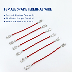 Cable de conexión rápida sin soldadura con terminal de pala hembra de 4.8mm y 6.3mm para interruptor basculante - Product Image 2