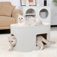 Tunnel pour chat en carton ondulé, lit, jouet, tapis de repos, griffoir, maison pour chat, recyclable, vente en gros