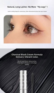 <span class=keywords><strong>Mascara</strong></span> de luxe à paillettes couleur marron, marque privée, tube, waterproof, longue tenue, volume et allongement, hydratant pour les yeux - Product Image 2