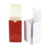 Boîte d'emballage cosmétique en carton recyclé pliable de luxe personnalisée pour les soins de la peau, style dossiers, CMYK 4 couleurs