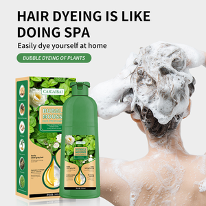 Shampoo colorant capillaire en <span class=keywords><strong>mousse</strong></span> à base de plantes, noir naturel, couvre efficacement les cheveux gris - Vente flash - Product Image 2