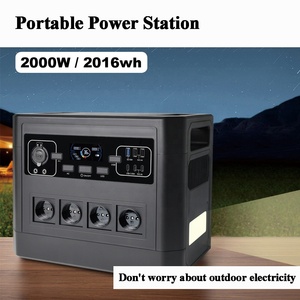 สถานีชาร์จพกพา 220v EU UK US Warehouse 110v 2000wh  สถานีไฟฟ้าสำรองฉุกเฉินสำหรับระเบียง 1000w 2000w - Product Image 3