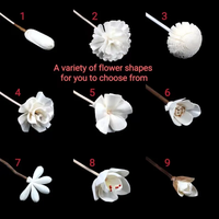 Vente en gros fleur d'aromathérapie faite à la main fleur séchée rotin sans feu aromathérapie rotin accessoires pour la maison