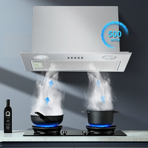 Campanas de cocina de lujo para el hogar Diseño moderno de moda Fácil de limpiar Características integradas <span class=keywords><strong>Extractor</strong></span> de humo con ventilación eléctrica - Product Image 6