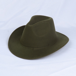 Sombreros de Fieltro para Niños y Niñas de 54 cm, Sombreros Fedora de Ala Ancha para Otoño e <span class=keywords><strong>Invierno</strong></span>, Sombrero de Vaquero Occidental para Niños - Product Image 3