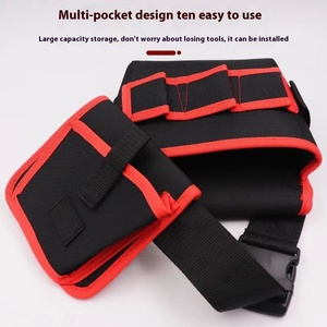 Sac de taille en toile épaisse multifonctionnel portable personnalisé trousse d'outils pour le travail du bois d'électricien sacs à usage spécial solides et durables - Product Image 3