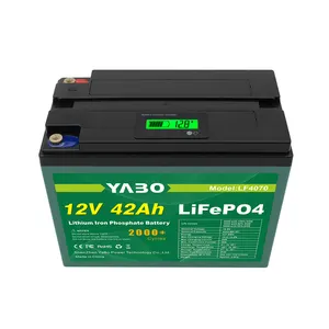 अच्छी गुणवत्ता एलसीडी की जगह लीड एसिड बैटरी 32700 42Ah लिथियम बैटरी पैक 12v lifepo4 बैटरी