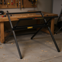 Support de table de travail DeWalt 24 po x 30 po, cadre de support pliable en acier robuste pour tables de travail et chevalets à scie