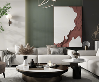 Revêtement de panneau mural en bois WPC de couleur ignifuge imperméable naturel de haute qualité