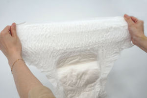 Sản xuất tại Trung Quốc băng phong cách cao cấp thấm giường dùng một lần Pad Nhật Bản <span class=keywords><strong>sap</strong></span> 3 ply siêu mềm backsheet OEM/ODM tùy chỉnh nhãn hiệu riêng - Product Image 2