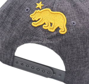 Casquette à billets plates gris unisexe, chapeau brodé de la république, de couleur grise, pour adulte - Product Image 4