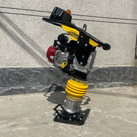 Machine à compacter le sol à essence de 80 kg, course de 45-65 mm, avec options de moteur Loncin