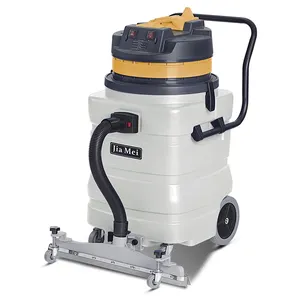 Yellow 90L vacuum cleaner powerful high-power factory workshop dust decoration commercial water suction machine