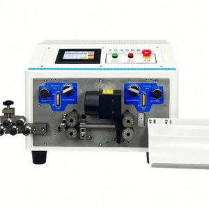 Machine à dénuder les fils entièrement automatique à grande vitesse, pour dénuder les câbles à double couche intérieure et extérieure, pour couper les gaine de câbles - Product Image 1