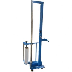 Machine d'emballage à film étirable électrique pour palettes, type chariot, pour cartons, boîtes en bois et caisses métalliques - Product Image 4