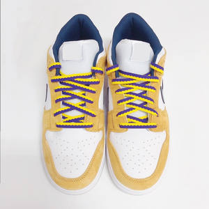 البوليستر الأربطة بدون موك الملونة شقة نسج 8 مللي متر أربطة أحذية على أربطة الحذاء - Product Image 1