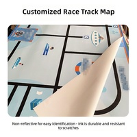 Carte de la structure de compétition imprimée UV personnalisée en tissu, pour la conception de piste de course pour robot IA, véhicule intelligent et drone de suivi de trajectoire