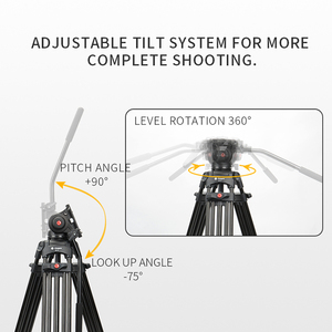<span class=keywords><strong>Fotopro</strong></span> Buen Precio Aluminio Plegable Extensible Estirable DV Video Fotografía Soporte Trípode - Product Image 5