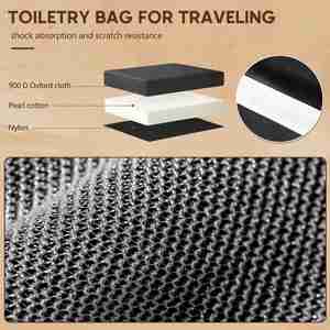 Neceser de Viaje Personalizado con Diseño de Acordeón, Organizador de Artículos de Aseo para Hombre, Resistente al Agua, de Tres Capas, para Artículos de Aseo - Product Image 4