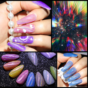 Zrkgel ชุดเจลทาเล็บแบบเจลสีรุ้งสำหรับทำเล็บแบบยูวีแม่เหล็กสำหรับร้านเสริมสวย - Product Image 6
