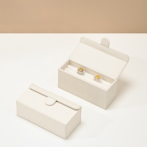 Custom <b>Ring</b> Storage <b>Box</b> New Wedding <b>Proposal</b> Pair <b>Ring</b> <b>Box</b> Velvet PU Leather Couple <b>Ring</b> Gift <b>Box</b> - Product Image 1