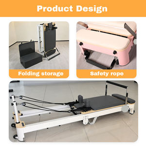 Plegable Fácil almacenamiento Adelgazante y belleza corporal Reformador <span class=keywords><strong>Pilates</strong></span> Aluminio <span class=keywords><strong>Pilates</strong></span> Reformador - Product Image 4