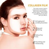 Patch de collagène hydrosoluble 2024a, anti-âge, remplissage facial, membrane de collagène absorbable pour réduire les ridules et les rides