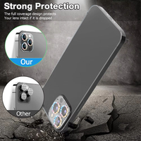 Protecteur d'écran en verre trempé intégré Diamond Glitter Compatible pour iPhone 16 Pro Max 15 14 13 12 pour objectif d'appareil photo