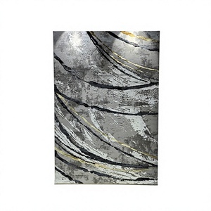 Alfombra Turca de Poliéster Jacquard Tejida a Máquina, de Pelo Largo, Acolchada, Reversible, Lavable, Antideslizante y Resistente a las Manchas para el Hogar - Product Image 1
