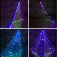 GLITTERFIRE 3000mW Laser RGB Haute Puissance pour Scène avec Contrôle DMX512 et Sonore pour Clubs DJ et Spectacles
