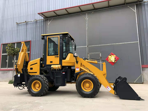 รถขุดตักดินขนาดเล็ก 4x4 แบบมีล้อ รถตักหน้าอเนกประสงค์สำหรับงานก่อสร้าง - Product Image 4