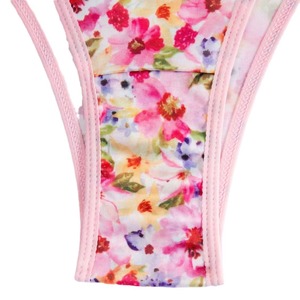 European and American Women's Sexy Lace Fun <b>Thong</b> Set With Printed Gathered Comfortable Women's Clothing - Product Image 6