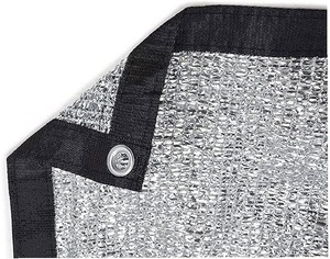 10fx16ft רשת שמש בלוק בד כיסוי חופה שמש השתקפות חיית המחמד גוון אלומיניום שיעור צל 85% בד גוון עם גוונים - Product Image 4