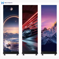 Écran numérique LED intelligent pliable, panneau d'affichage LED, module LED P2.5, exposition intérieure, événement publicitaire, mur vidéo LED, écran d'affiche