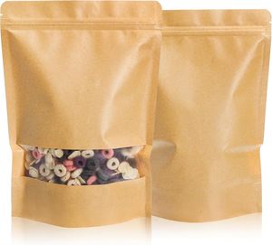 Sacs à café biodégradables avec valve et fermeture éclair, emballages personnalisés en papier pour café, sacs à café à fond plat, 150g 250g - Product Image 2