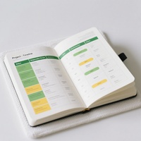 Agenda Diaria Personalizada 2026 2027 con Logotipo Impreso, Cuaderno Espiral, Diario, Planificador