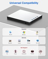 Unidad de Blu-ray Externa al por Mayor, USB 3.0 Tipo-C, Lector de Blu-ray, DVD y CD Portátil, Grabador de BDXL100GB para Windows y Mac